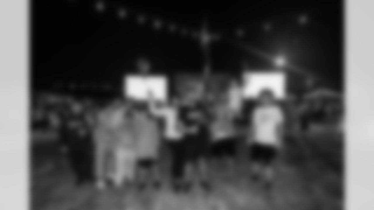 TAMPA, FL - November 23, 2025 - Fans during the Watch Party at Armature Works during the game between the Tampa Bay Buccaneers and the Los Angeles Rams. Photo By Doug DeFelice/Tampa Bay Buccaneers