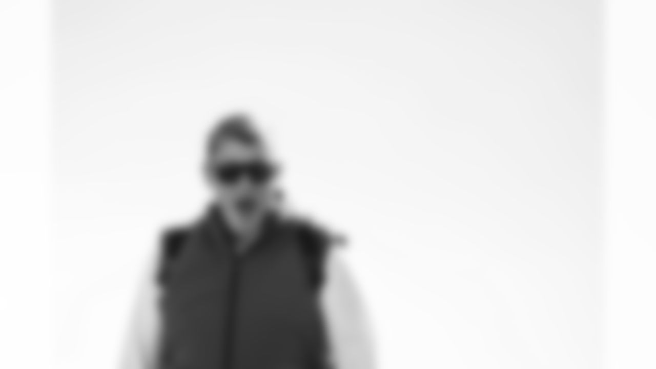 TAMPA, FL - November 15, 2025 - General Manager Jason Licht departs before the Bucs' game against the Buffalo Bills. Photo By Tori Richman/Tampa Bay Buccaneers