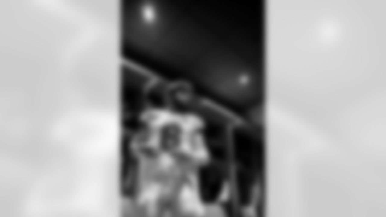 MIAMI GARDENS, FL - December 28, 2025 - Quarterback Baker Mayfield #6 of the Tampa Bay Buccaneers before the game between the Tampa Bay Buccaneers and Miami Dolphins. The Bucs lost the game, 20-17. Photo By Kyle Zedaker/Tampa Bay Buccaneers