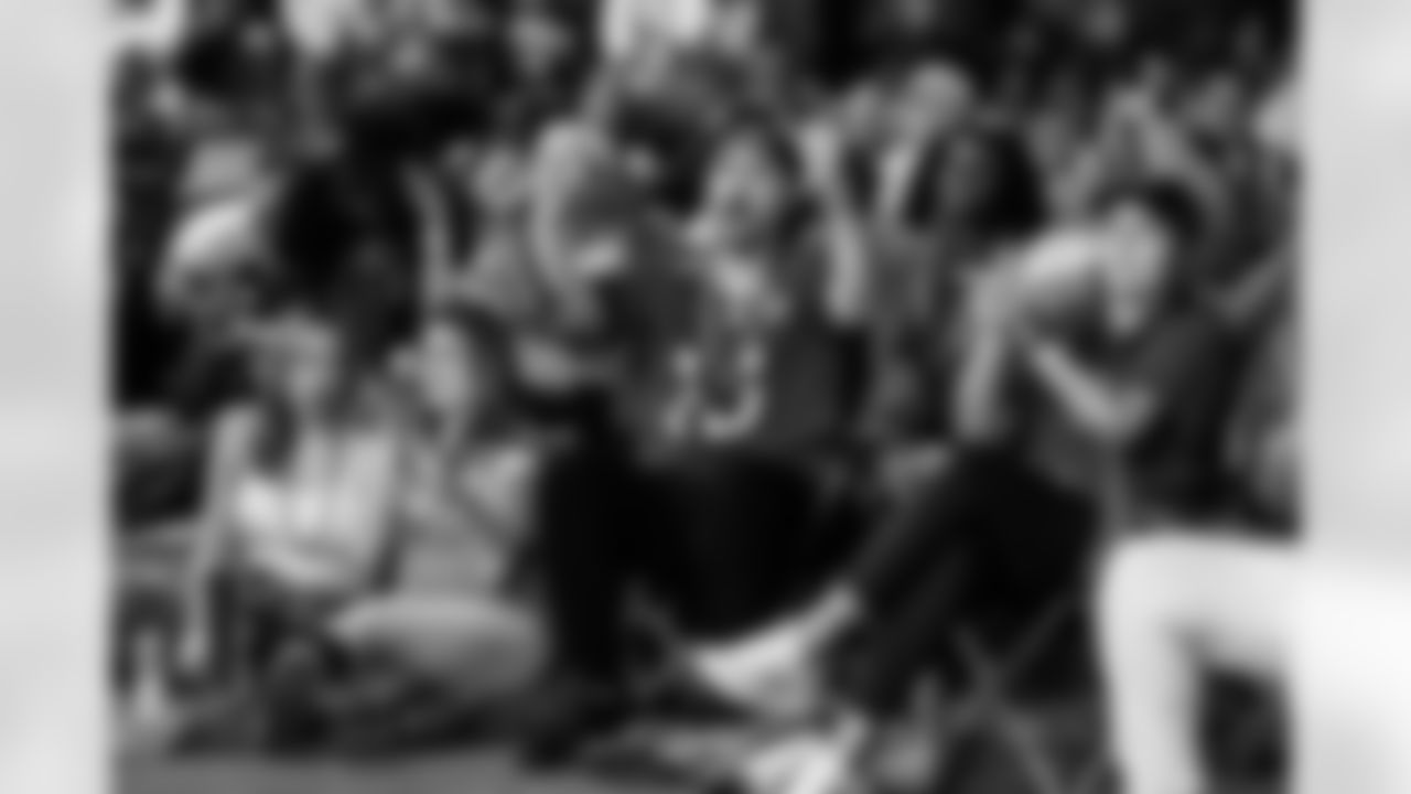 TAMPA, FL - November 23, 2025 - Fans during the Watch Party at Armature Works during the game between the Tampa Bay Buccaneers and the Los Angeles Rams. Photo By Doug DeFelice/Tampa Bay Buccaneers