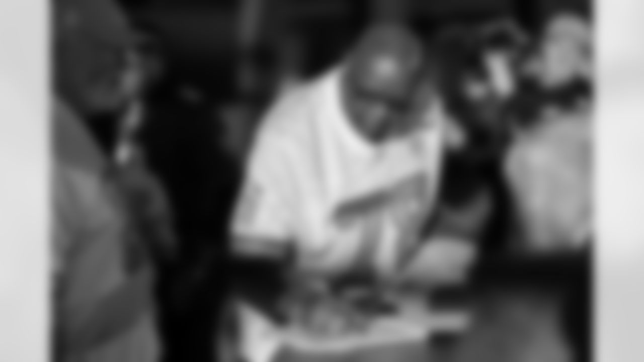 TAMPA, FL - December 11, 2025 - The 1976 Tampa Bay Buccaneers team reunion in the Hyundai Club at Raymond James Stadium. Photo By Mike Carlson/Tampa Bay Buccaneers