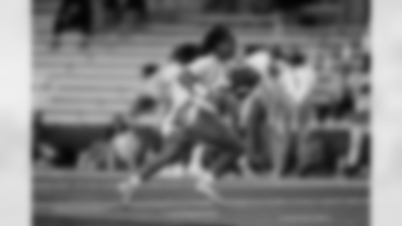 TAMPA, FL - February 13, 2026 - The 2026 Girls Flag Football Preseason Classic at AdventHealth Training Center. Photo By Cian Leach/Tampa Bay Buccaneers