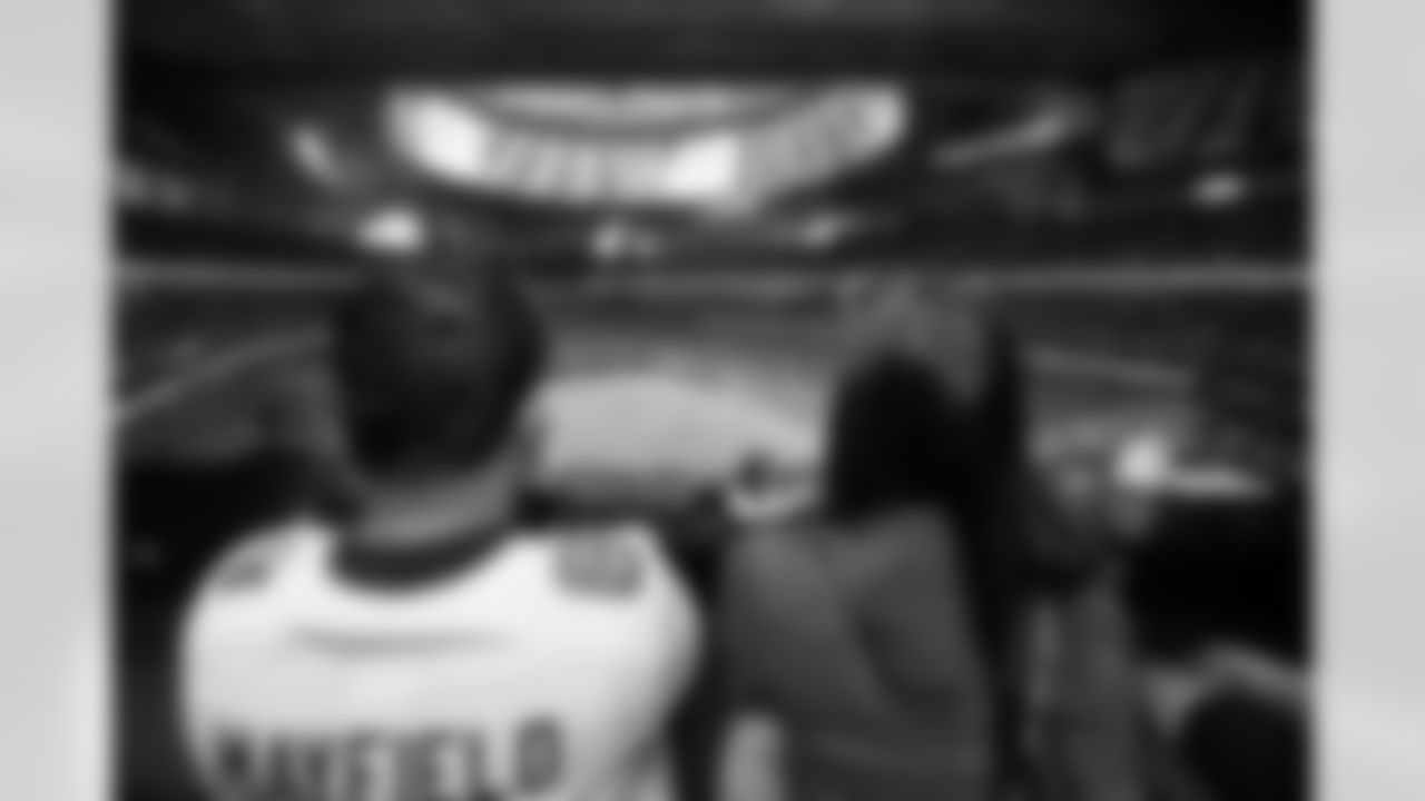 ATLANTA, GA - September 07, 2025 - Luxury Suite Excursion during the game between the Tampa Bay Buccaneers and Atlanta Falcons. The Bucs won the game, 23-20. Photo By Doug DeFelice/Tampa Bay Buccaneers