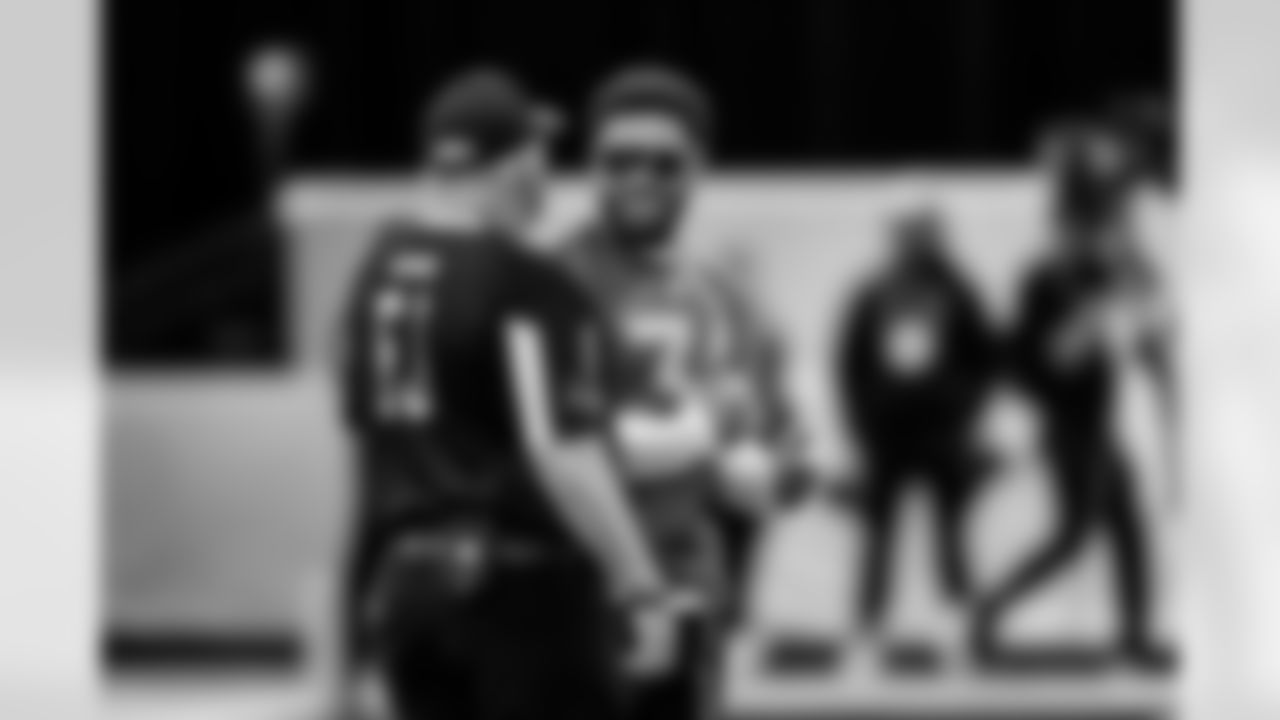 SAN FRANCISCO, CA - February 02, 2026 - Safety Antoine Winfield Jr. #31 of the Tampa Bay Buccaneers during Pro Bowl practice at Moscone Center. Photo By Tori Richman/Tampa Bay Buccaneers