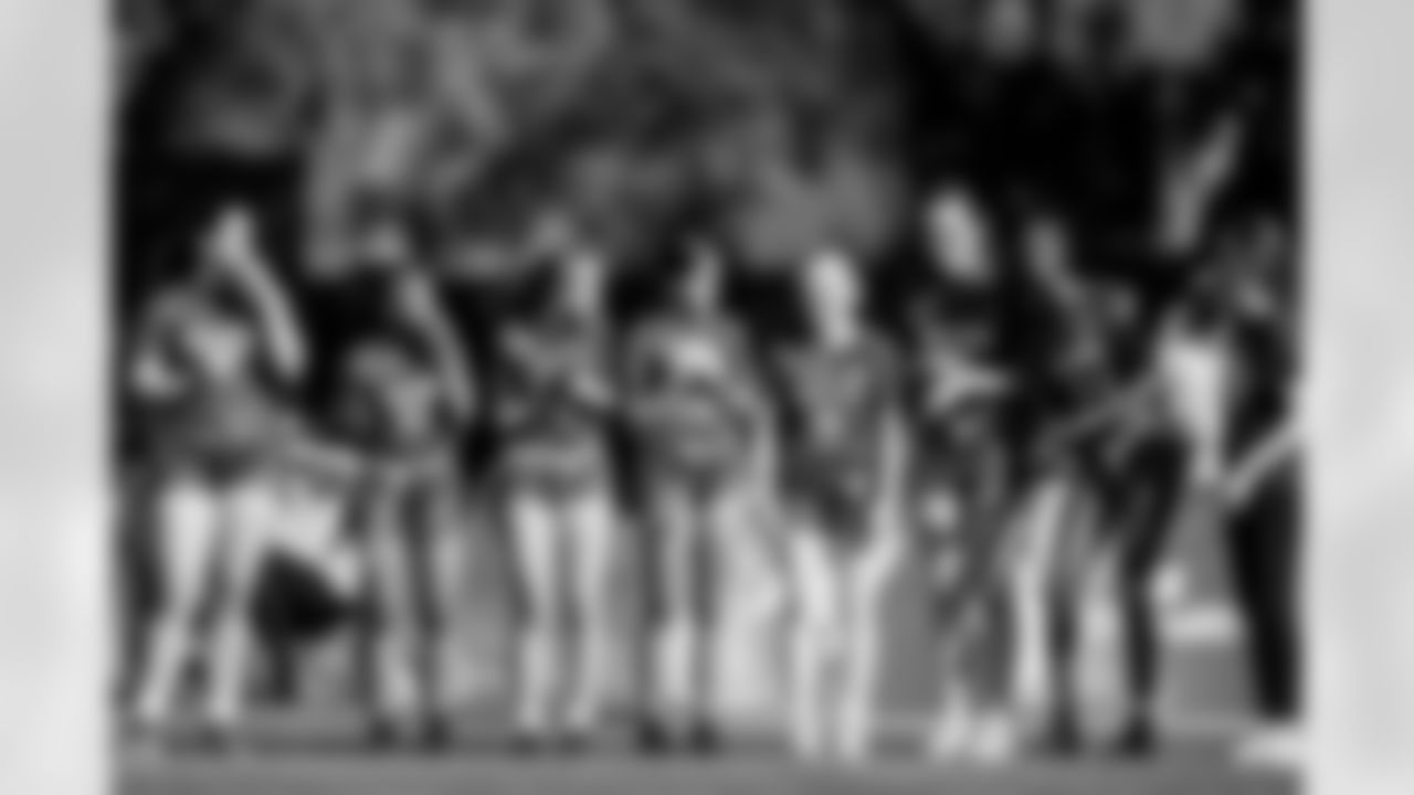 TAMPA, FL - February 12, 2026 - The 2026 Girls Flag Football Preseason Classic at AdventHealth Training Center. Photo By Tori Richman/Tampa Bay Buccaneers