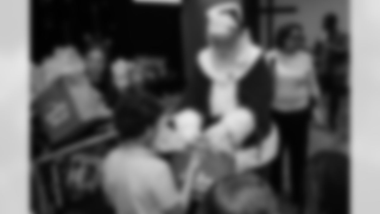 TAMPA, FL - December 16, 2025 - The Baker and Emily Mayfield Foundation's annual 'Passing The Joy' event. Photo By Doug DeFelice/Tampa Bay Buccaneers