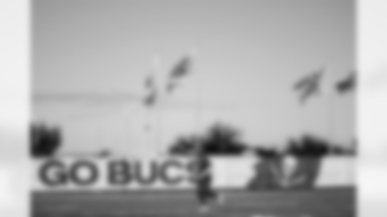 TAMPA, FL - December 09, 2025 - Week 15 practice at AdventHealth Training Center. Photo By Kyle Zedaker/Tampa Bay Buccaneers