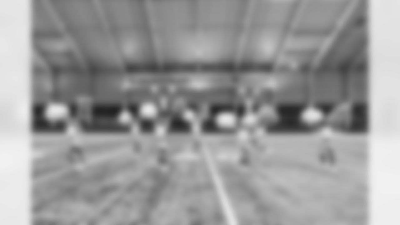 TAMPA, FL - December 09, 2025 - Tampa Bay Buccaneers Cheerleaders during Field Rehearsal at AdventHealth Training Center. Photo By Tori Richman/Tampa Bay Buccaneers