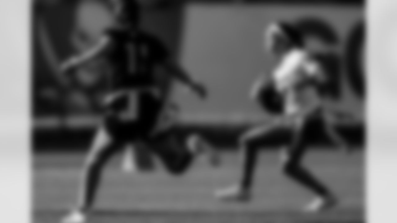 TAMPA, FL - February 12, 2026 - The 2026 Girls Flag Football Preseason Classic at AdventHealth Training Center. Photo By Tori Richman/Tampa Bay Buccaneers