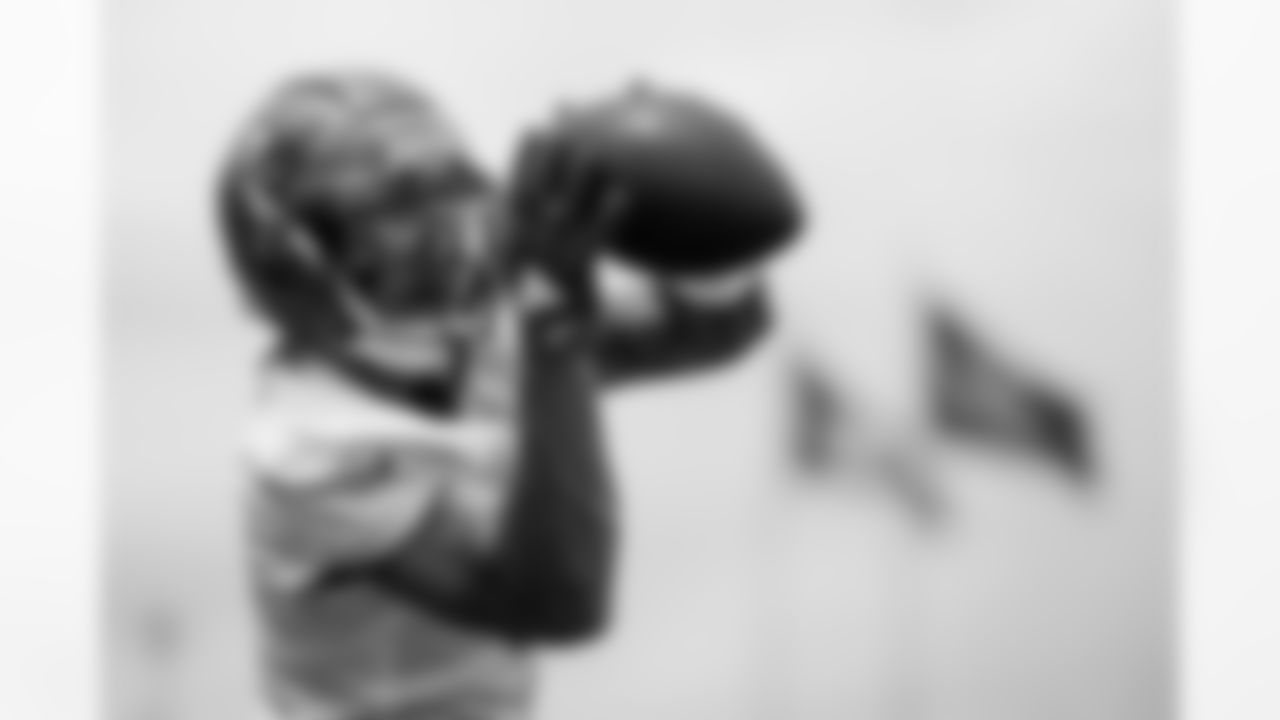 TAMPA, FL - May 10, 2025 - Wide Receiver Emeka Egbuka #9 of the Tampa Bay Buccaneers during rookie minicamp practice. Photo By Kyle Zedaker/Tampa Bay Buccaneers