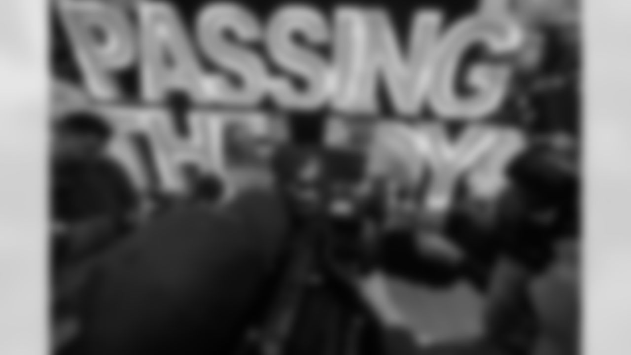 TAMPA, FL - December 16, 2025 - The Baker and Emily Mayfield Foundation's annual 'Passing The Joy' event. Photo By Doug DeFelice/Tampa Bay Buccaneers