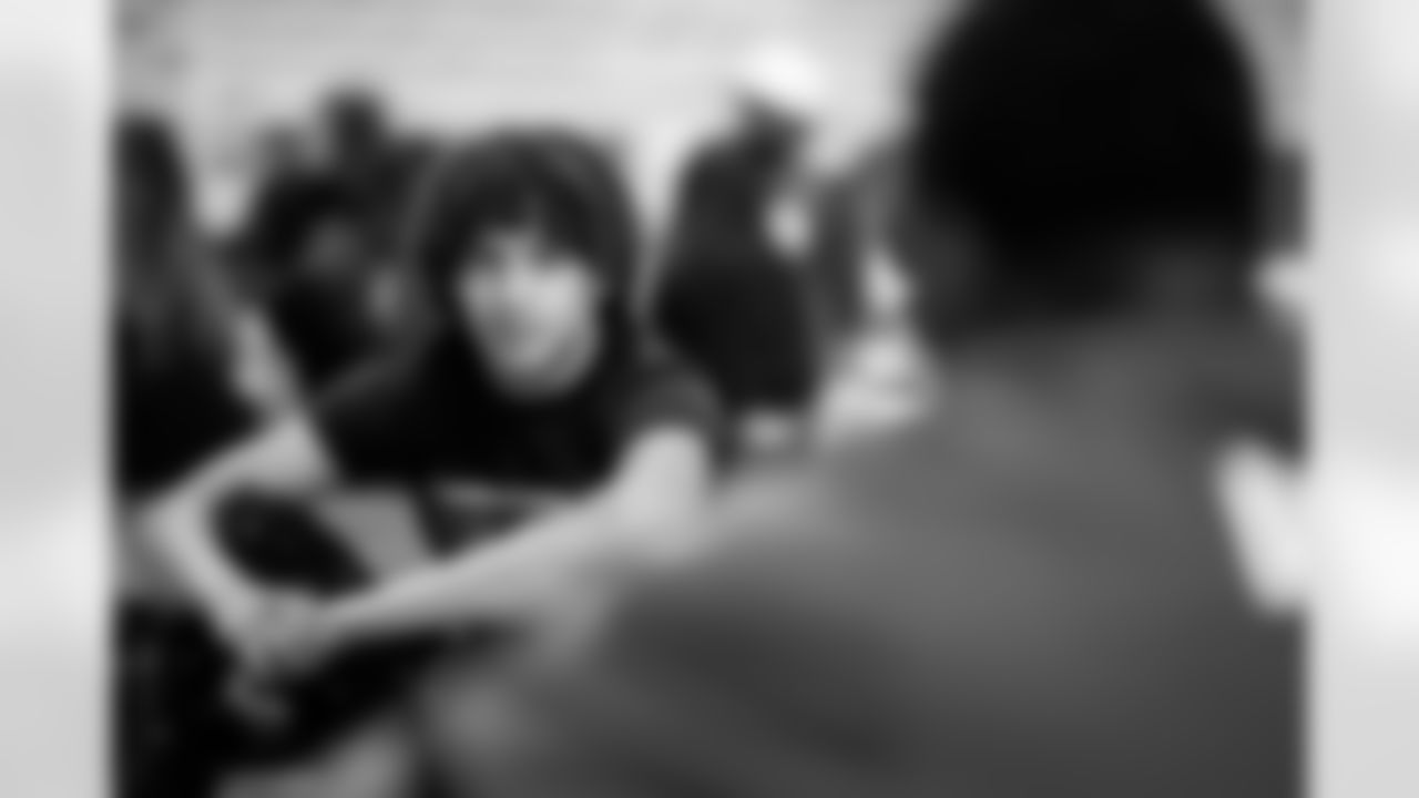 TAMPA, FL - December 16, 2025 - The final session of the Player-Student Mentoring Program at AdventHealth Training Center. Photo By Kyle Zedaker/Tampa Bay Buccaneers