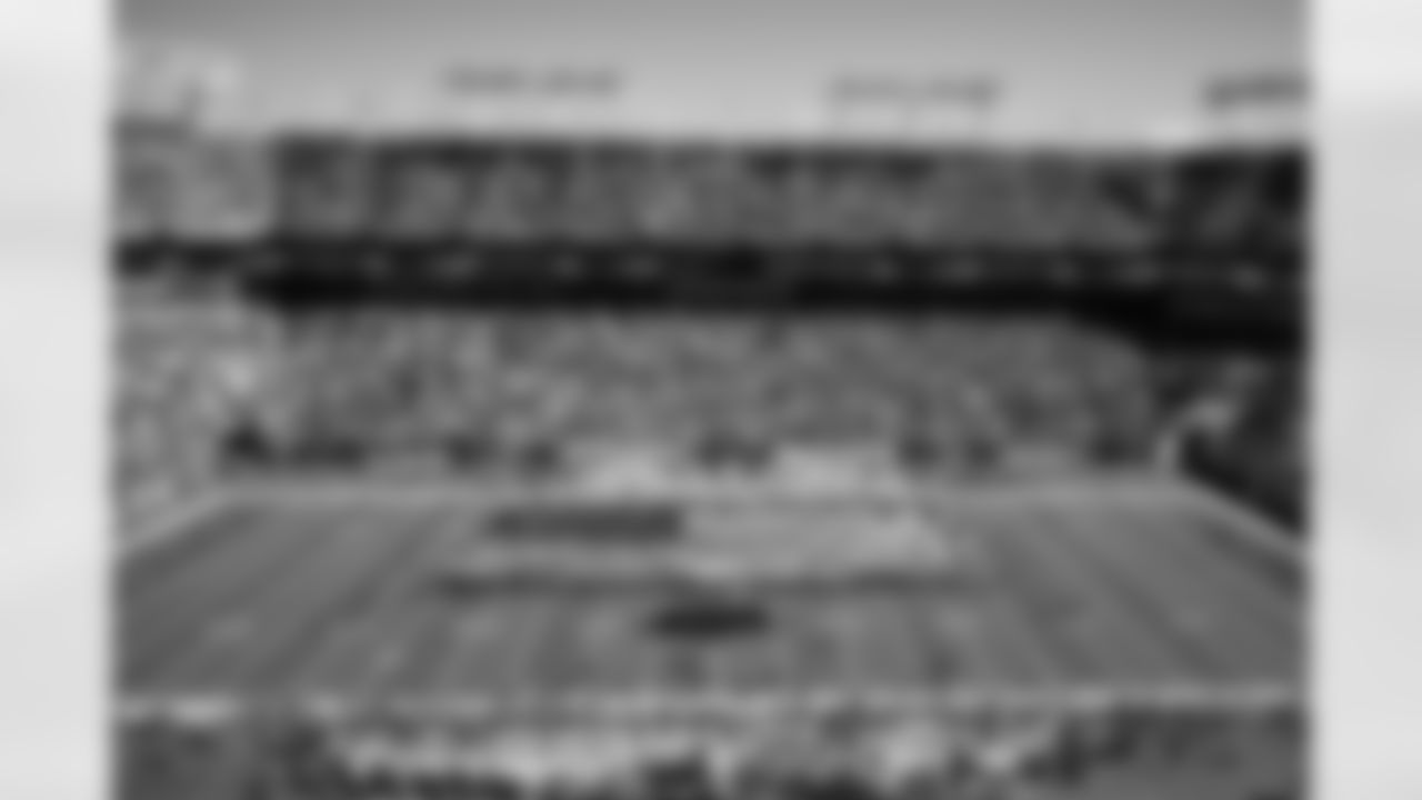 TAMPA, FL - November 30, 2025 - A general view of the National Anthem from the 300 level before the game between the Arizona Cardinals and Tampa Bay Buccaneers. The Bucs won the game, 20-17. Photo By Mike Carlson/Tampa Bay Buccaneers