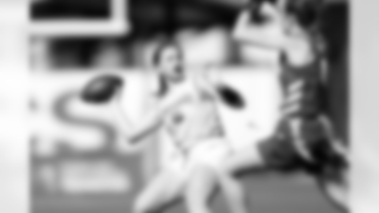 TAMPA, FL - February 13, 2026 - The 2026 Girls Flag Football Preseason Classic at AdventHealth Training Center. Photo By Cian Leach/Tampa Bay Buccaneers