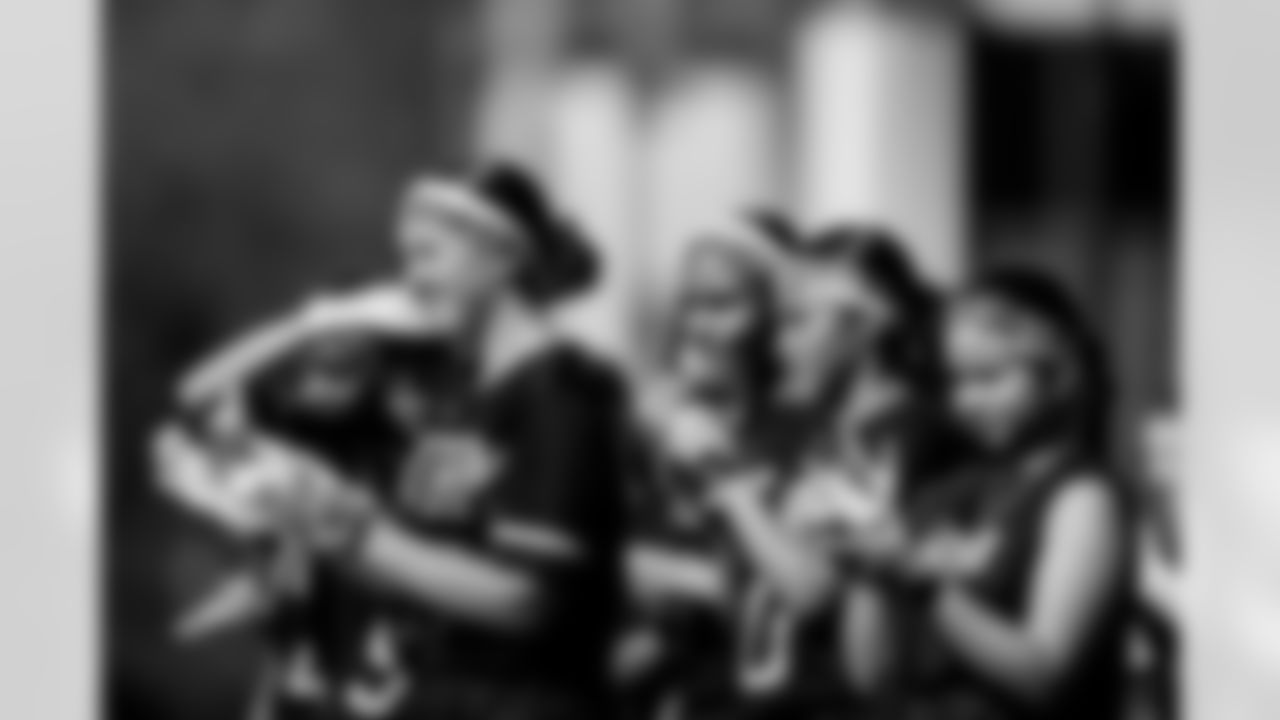 TAMPA, FL - February 09, 2026 - The 2026 Girls Flag Football Preseason Classic. Photo By Kyle Zedaker/Tampa Bay Buccaneers