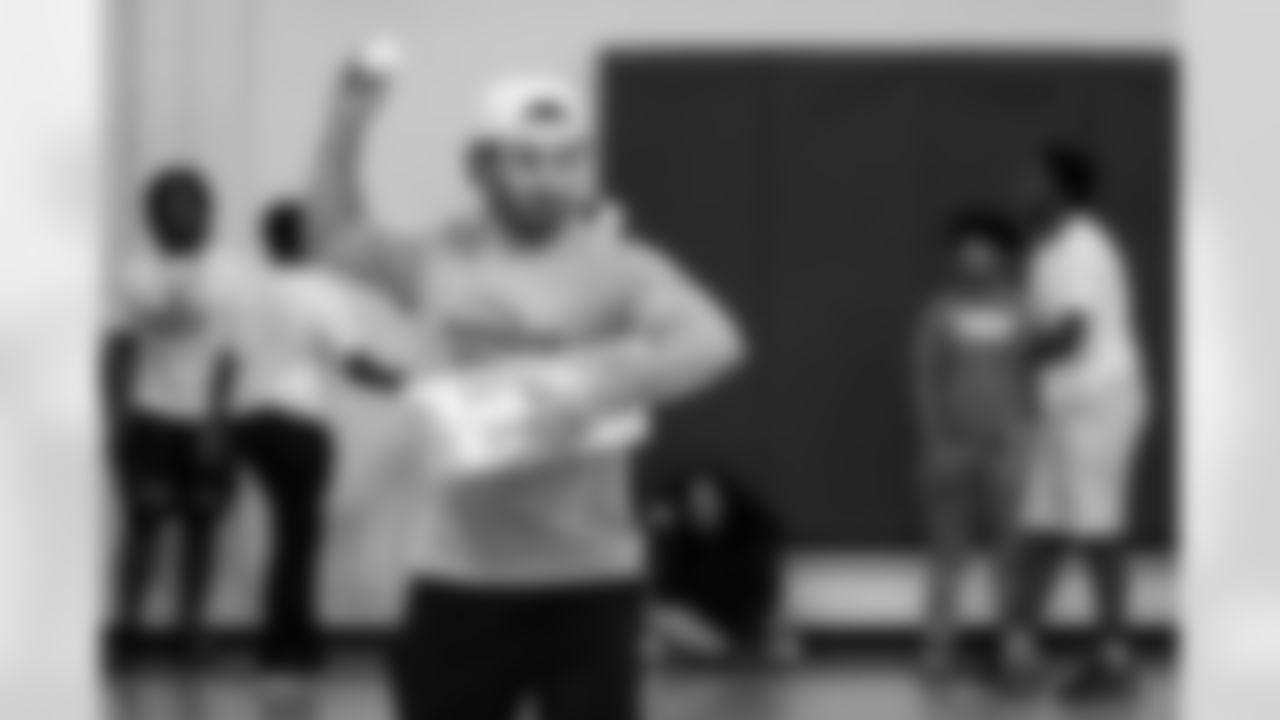 TAMPA, FL - December 16, 2025 - The Baker and Emily Mayfield Foundation's annual 'Passing The Joy' event. Photo By Doug DeFelice/Tampa Bay Buccaneers