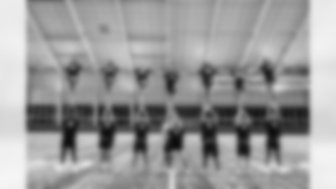 TAMPA, FL - December 04, 2025 - Tampa Bay Buccaneers Cheerleaders field rehearsal at AdventHealth Training Center. Photo By Tori Richman/Tampa Bay Buccaneers