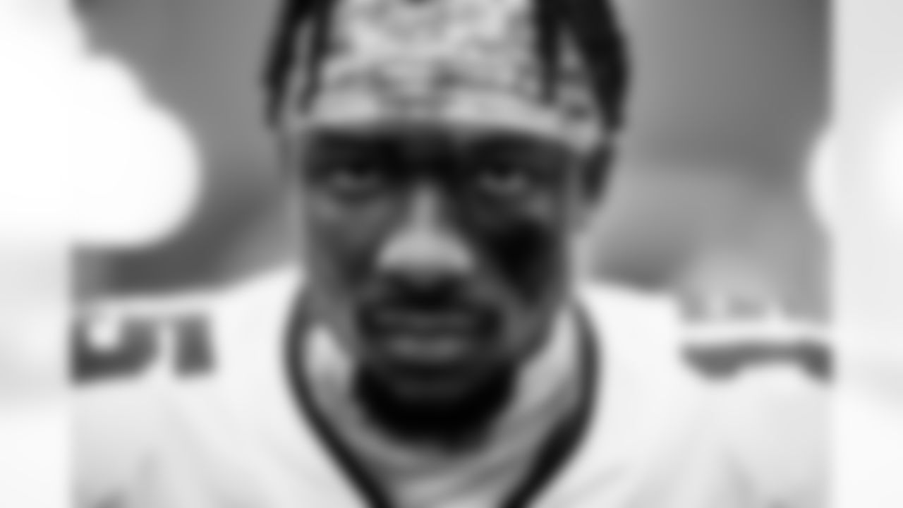 TAMPA, FL - November 09, 2025 - Wide Receiver Tez Johnson #15 of the Tampa Bay Buccaneers before the game between the New England Patriots and Tampa Bay Buccaneers. The Bucs lost the game, 28-23. Photo By Kyle Zedaker/Tampa Bay Buccaneers