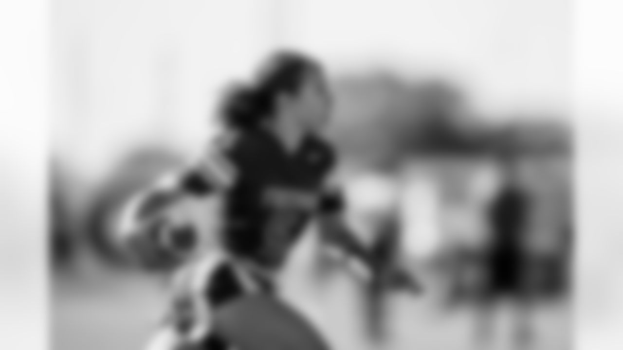 TAMPA, FL - February 10, 2026 - The 2026 Girls Flag Football Preseason Classic at AdventHealth Training Center. Photo By Tori Richman/Tampa Bay Buccaneers