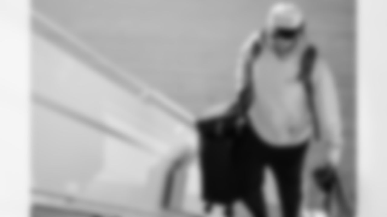 TAMPA, FL - November 22, 2025 - Quarterback Baker Mayfield #6 of the Tampa Bay Buccaneers departs before the game against the Los Angeles Rams. Photo By Tori Richman/Tampa Bay Buccaneers