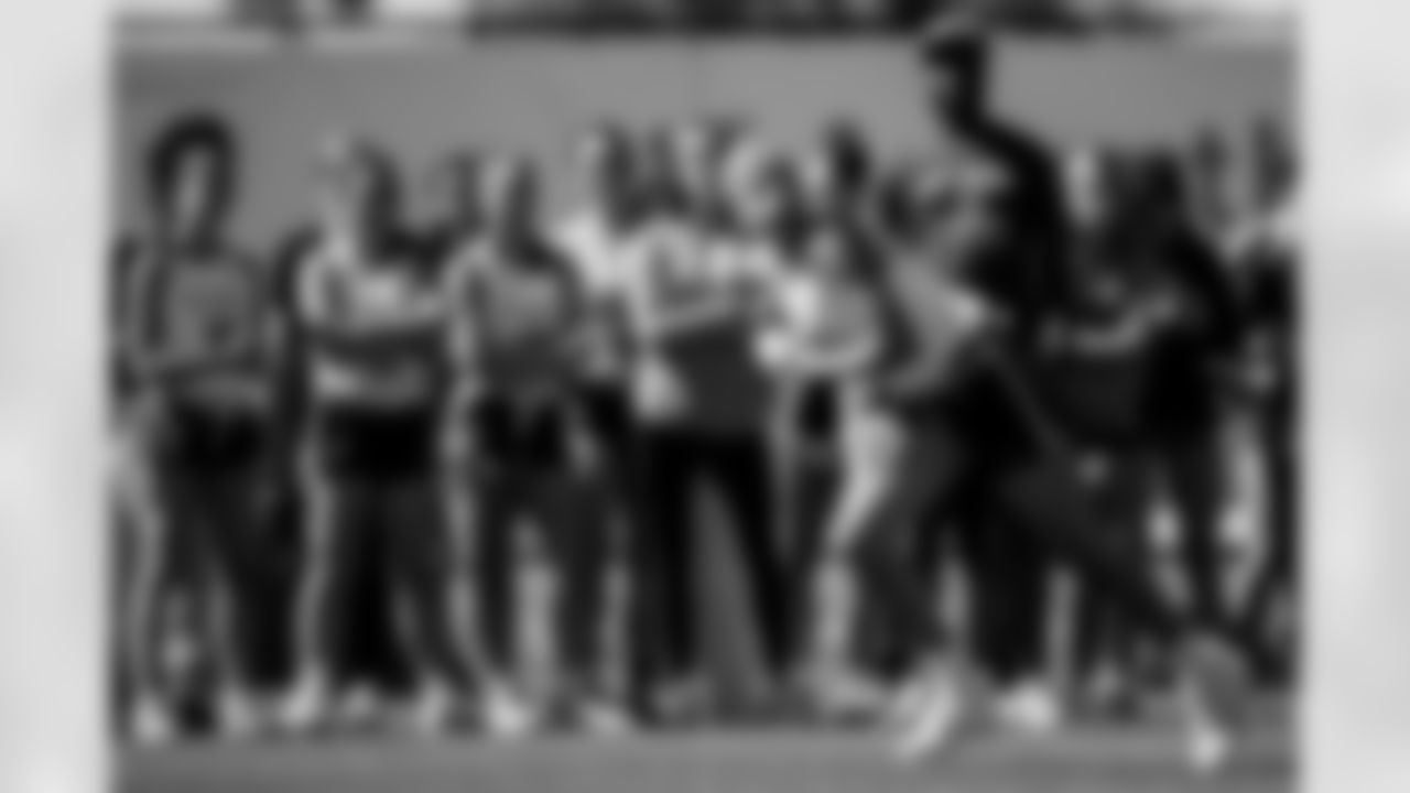 TAMPA, FL - February 09, 2026 - The 2026 Girls Flag Football Preseason Classic. Photo By Kyle Zedaker/Tampa Bay Buccaneers