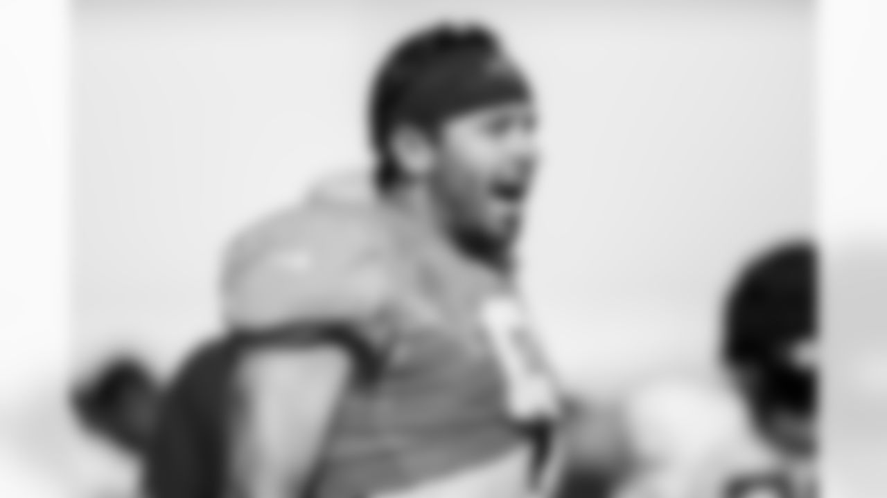 TAMPA, FL - July 28, 2025 - Quarterback Baker Mayfield #6 of the Tampa Bay Buccaneers during 2025 Training Camp at AdventHealth Training Center. Photo By Tori Richman/Tampa Bay Buccaneers