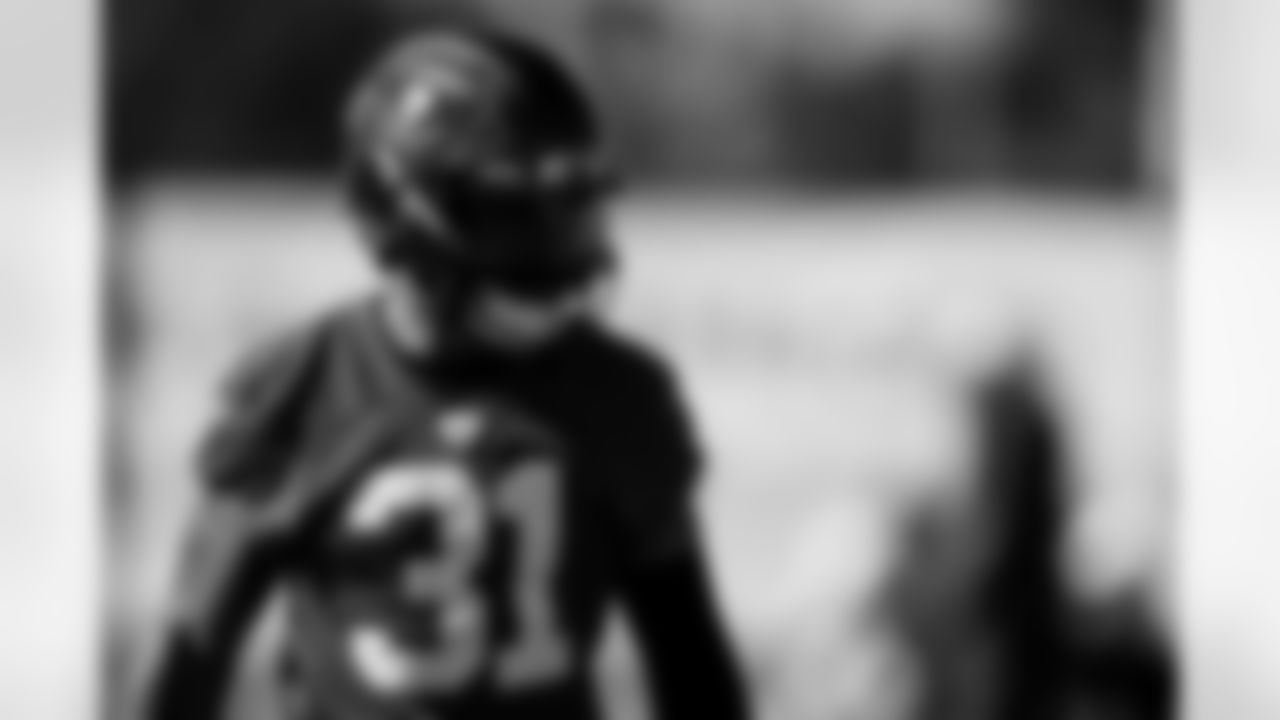 TAMPA, FL - December 24, 2025 - Safety Antoine Winfield Jr. #31 of the Tampa Bay Buccaneers during practice at AdventHealth Training Center. Photo By Kyle Zedaker/Tampa Bay Buccaneers