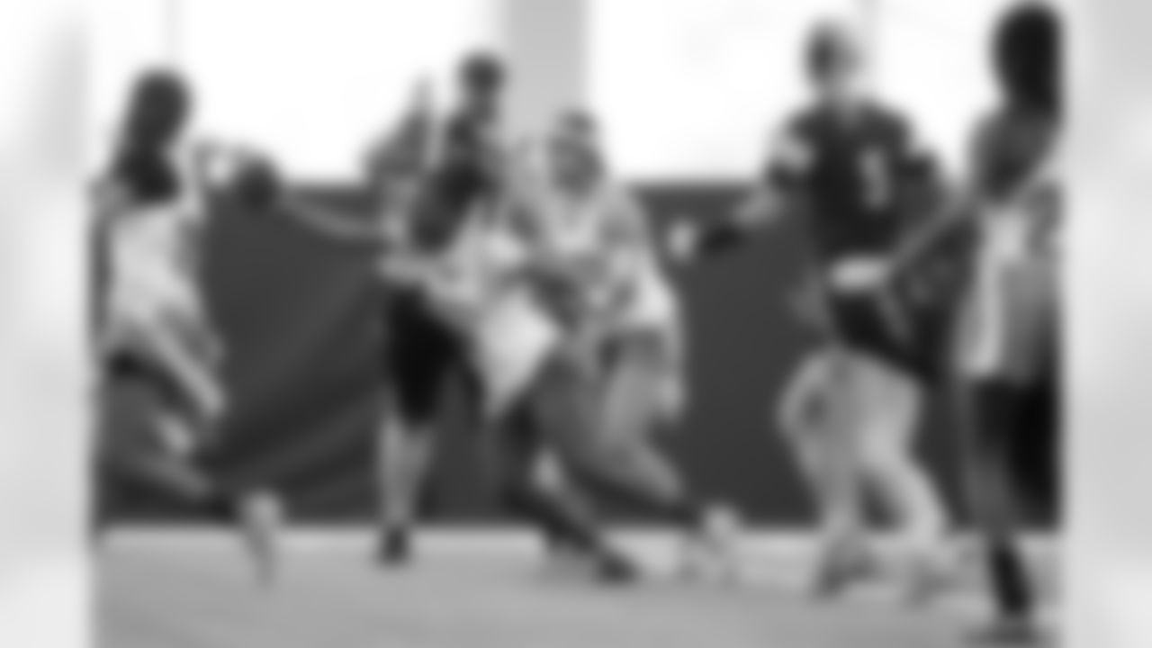 TAMPA, FL - February 13, 2026 - The 2026 Girls Flag Football Preseason Classic at AdventHealth Training Center. Photo By Cian Leach/Tampa Bay Buccaneers