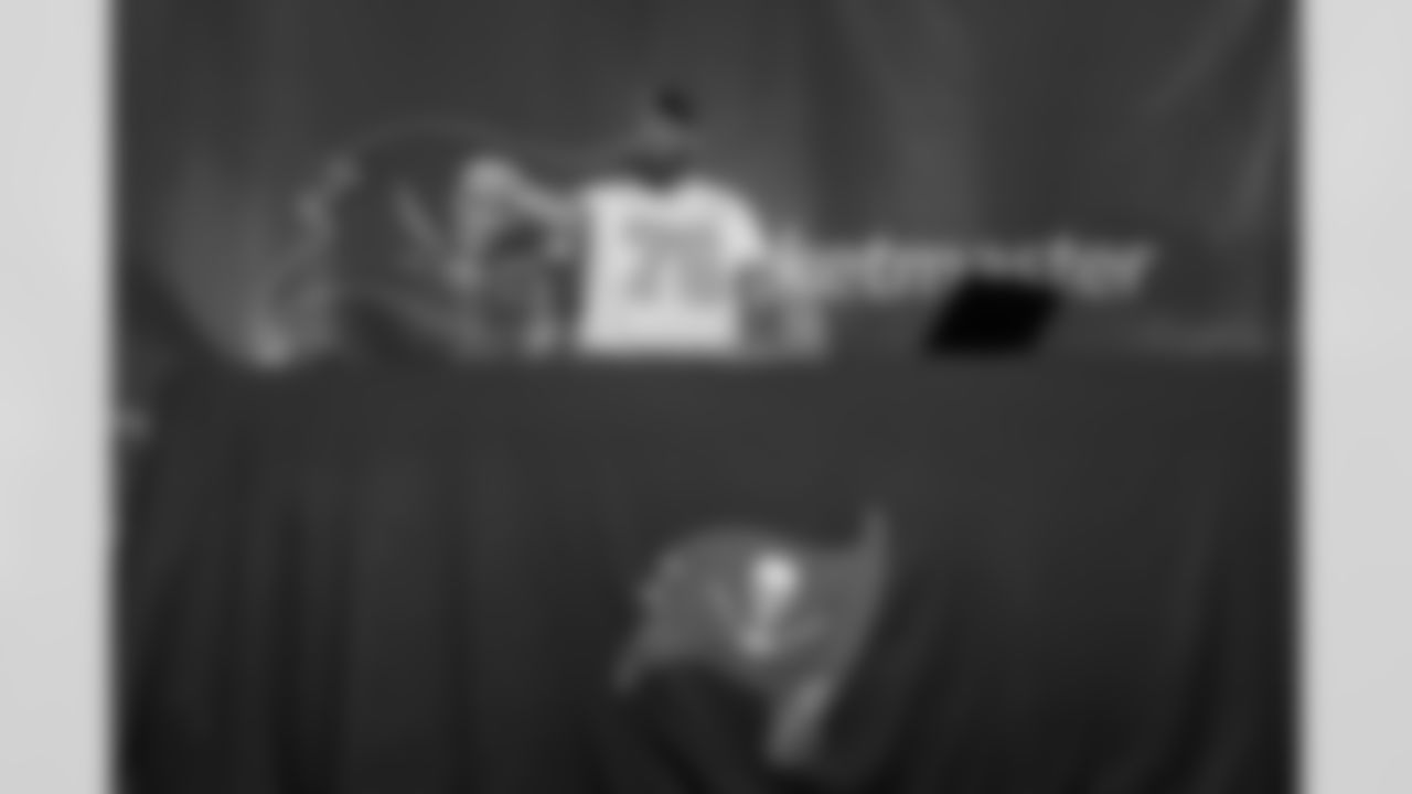 TAMPA, FL - November 23, 2025 - DJ Dani during the Watch Party at Armature Works during the game between the Tampa Bay Buccaneers and the Los Angeles Rams. Photo By Doug DeFelice/Tampa Bay Buccaneers