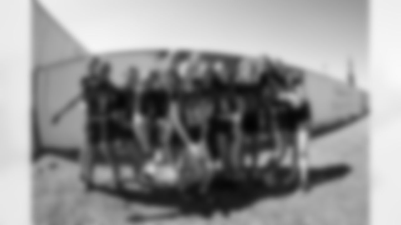 TAMPA, FL - February 13, 2026 - The 2026 Girls Flag Football Preseason Classic at AdventHealth Training Center. Photo By Cian Leach/Tampa Bay Buccaneers