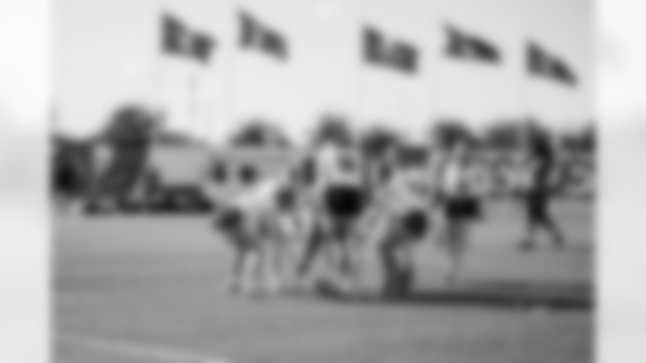 TAMPA, FL - February 12, 2026 - The 2026 Girls Flag Football Preseason Classic at AdventHealth Training Center. Photo By Tori Richman/Tampa Bay Buccaneers