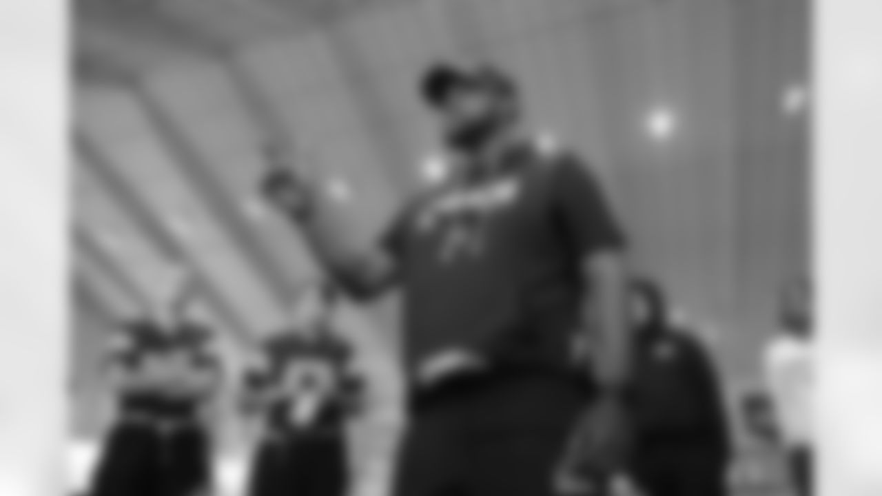 TAMPA, FL - February 13, 2026 - The 2026 Girls Flag Football Preseason Classic at AdventHealth Training Center. Photo By Cian Leach/Tampa Bay Buccaneers