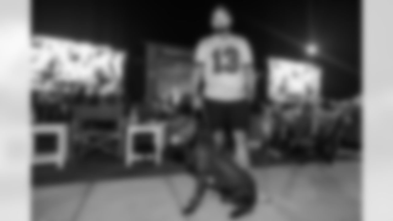 TAMPA, FL - November 23, 2025 - Fans during the Watch Party at Armature Works during the game between the Tampa Bay Buccaneers and the Los Angeles Rams. Photo By Doug DeFelice/Tampa Bay Buccaneers