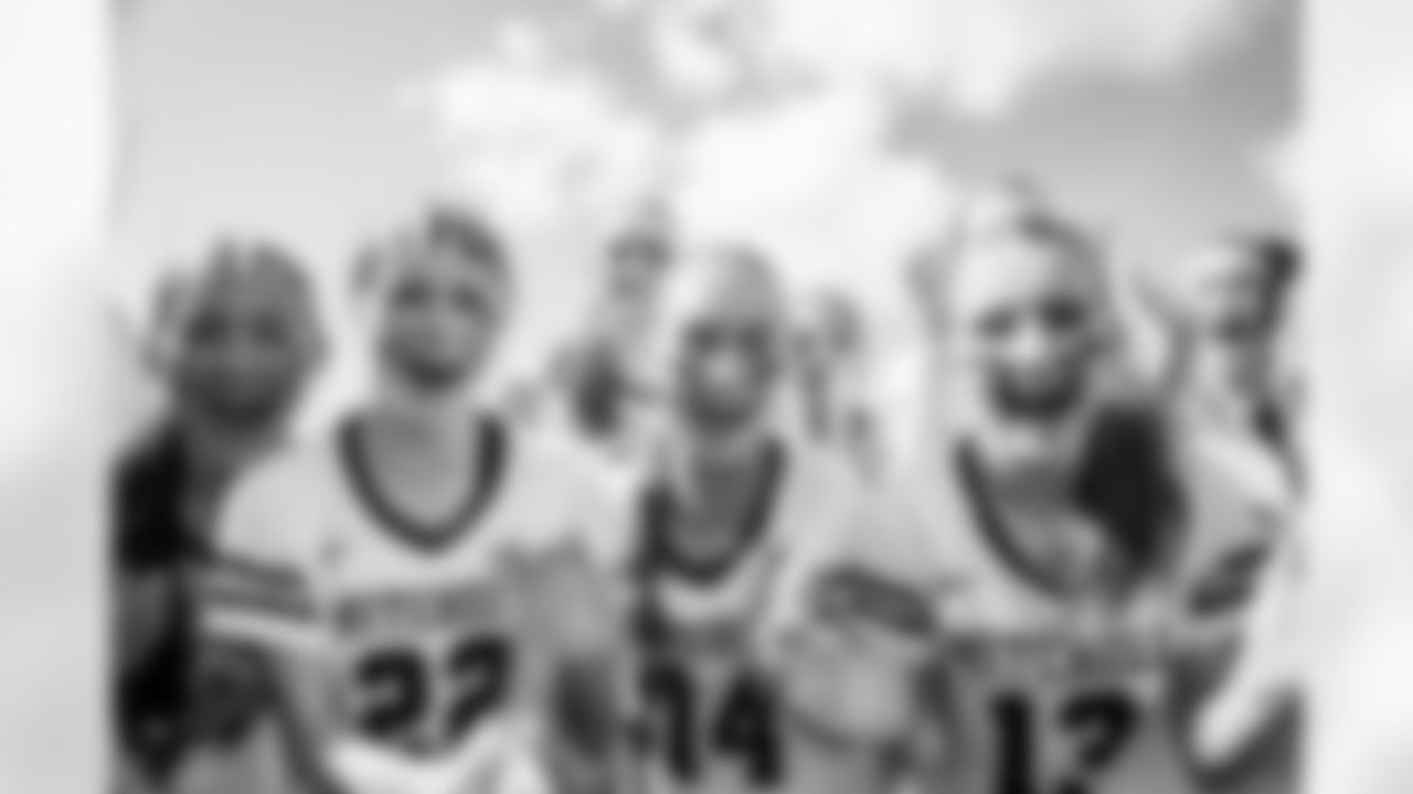 TAMPA, FL - February 12, 2026 - The 2026 Girls Flag Football Preseason Classic at AdventHealth Training Center. Photo By Tori Richman/Tampa Bay Buccaneers