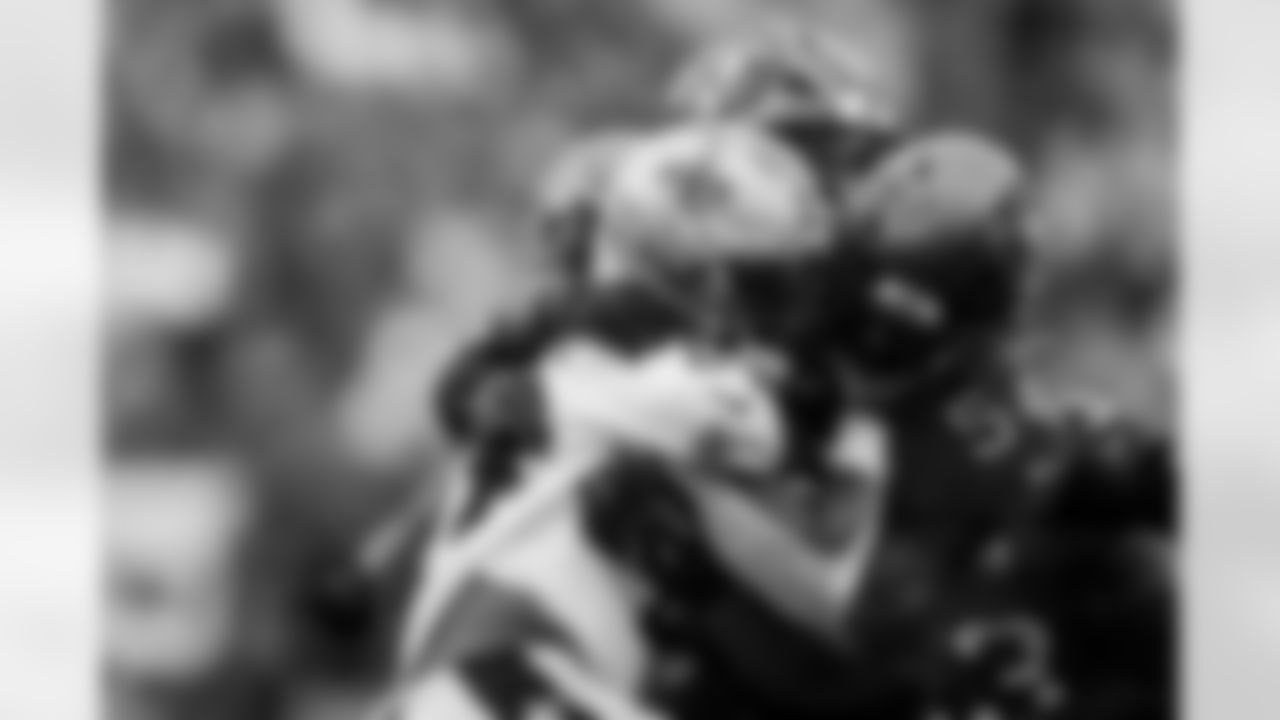 TAMPA, FL - December 07, 2025 - The Tampa Bay Buccaneers and New Orleans Saints during a regular season game at Raymond James Stadium. The Bucs lost the game, 24-20. Photo By Tori Richman/Tampa Bay Buccaneers