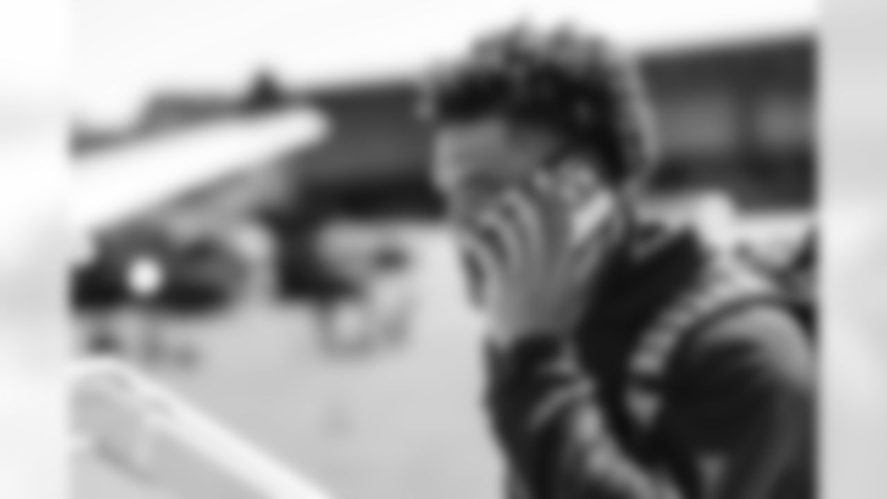 TAMPA, FL - November 15, 2025 - Cornerback Jacob Parrish #25 of the Tampa Bay Buccaneers departs before the Bucs' game against the Buffalo Bills. Photo By Tori Richman/Tampa Bay Buccaneers