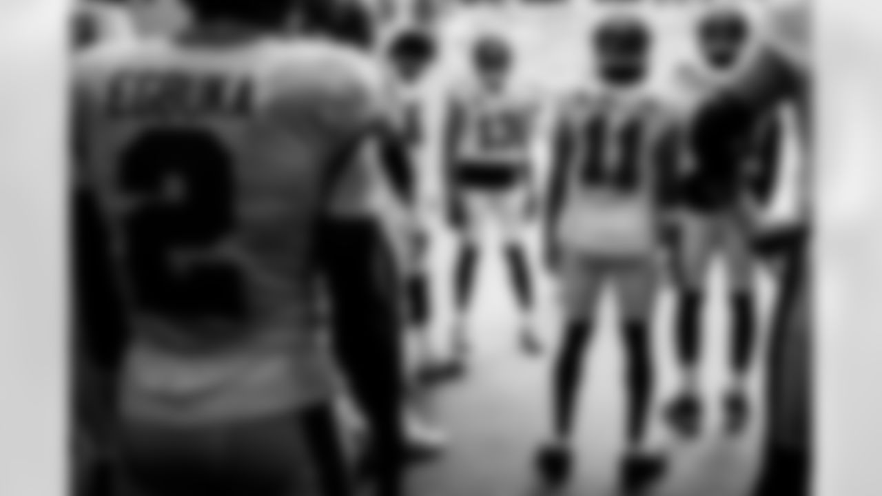 MIAMI GARDENS, FL - December 28, 2025 - Wide Receiver Mike Evans #13 of the Tampa Bay Buccaneers before the game between the Tampa Bay Buccaneers and Miami Dolphins. The Bucs lost the game, 20-17. Photo By Kyle Zedaker/Tampa Bay Buccaneers