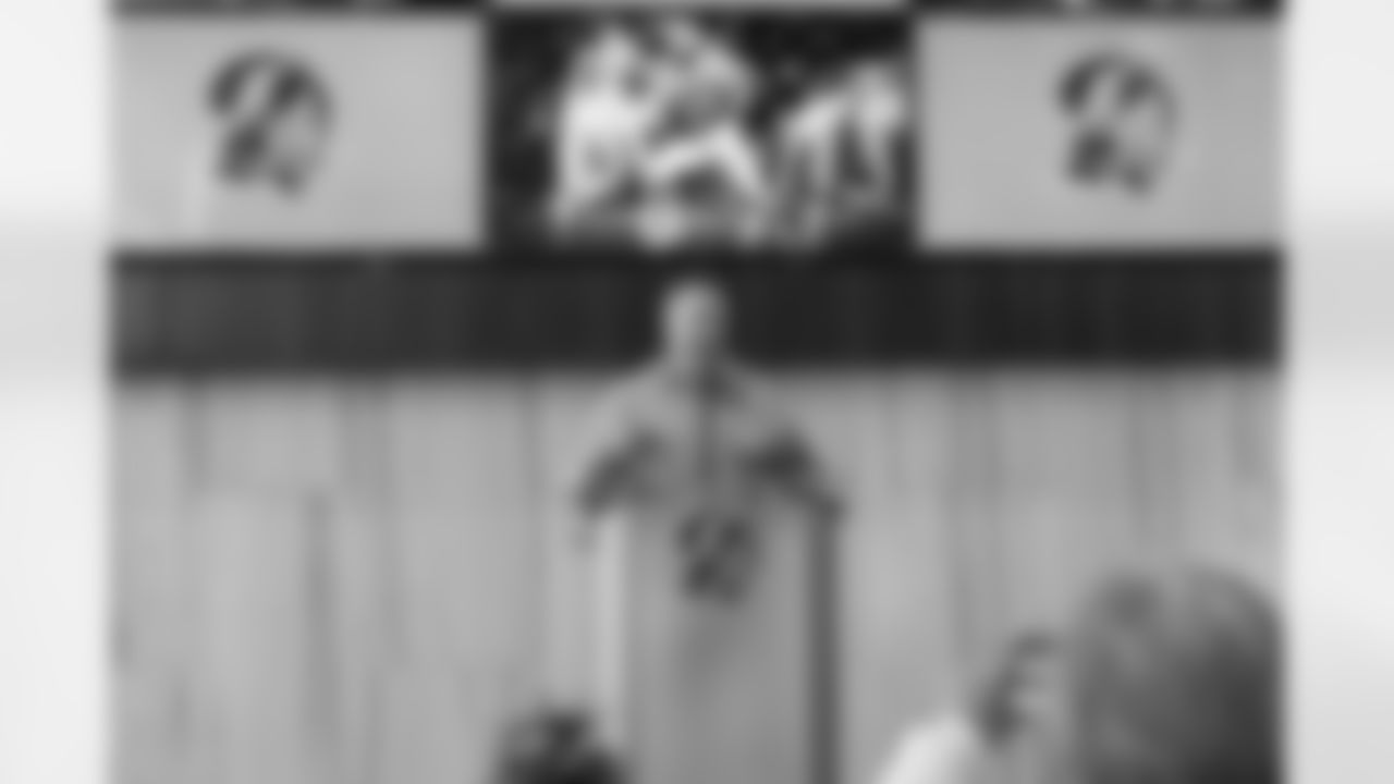 TAMPA, FL - December 11, 2025 - The 1976 Tampa Bay Buccaneers team reunion in the Hyundai Club at Raymond James Stadium. Photo By Mike Carlson/Tampa Bay Buccaneers