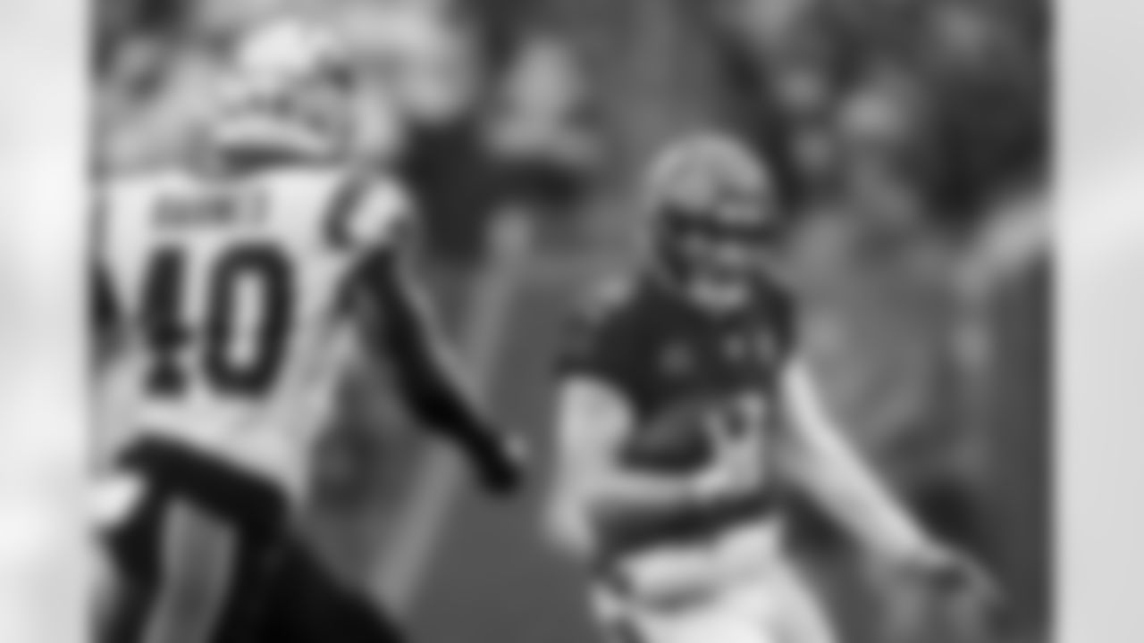 TAMPA, FL - January 03, 2026 - The Carolina Panthers and Tampa Bay Buccaneers play a regular season game at Raymond James Stadium. The Bucs won the game, 16-14. Photo By Tori Richman/Tampa Bay Buccaneers