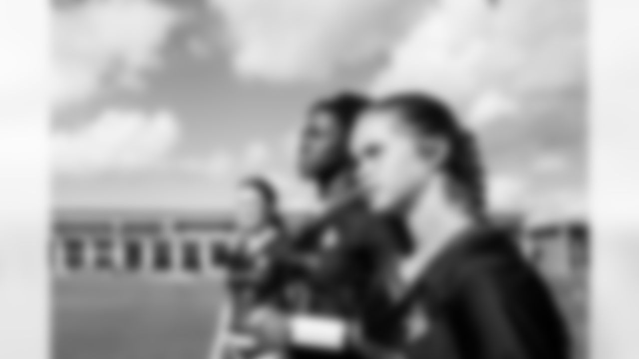 TAMPA, FL - February 12, 2026 - The 2026 Girls Flag Football Preseason Classic at AdventHealth Training Center. Photo By Tori Richman/Tampa Bay Buccaneers