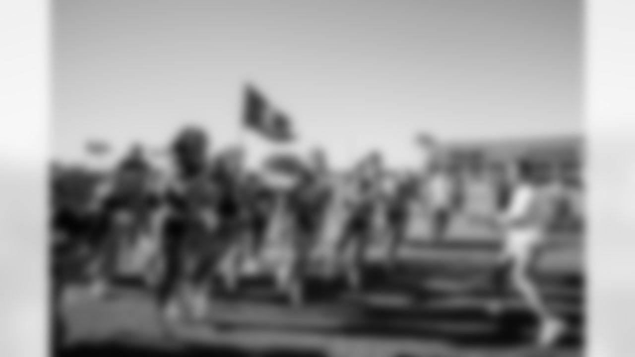 TAMPA, FL - February 10, 2026 - The 2026 Girls Flag Football Preseason Classic at AdventHealth Training Center. Photo By Tori Richman/Tampa Bay Buccaneers