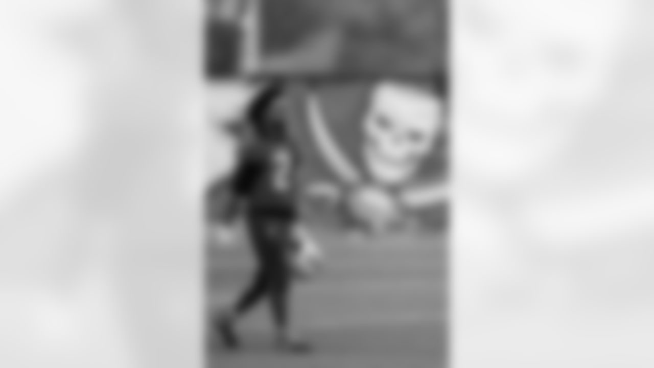 TAMPA, FL - December 10, 2025 - Week 15 practice at AdventHealth Training Center. Photo By Kyle Zedaker/Tampa Bay Buccaneers