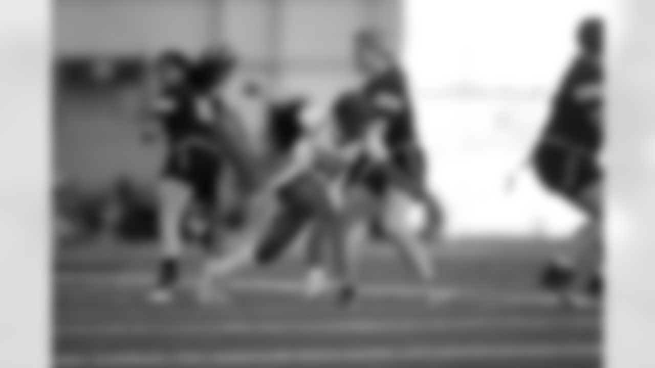 TAMPA, FL - February 13, 2026 - The 2026 Girls Flag Football Preseason Classic at AdventHealth Training Center. Photo By Cian Leach/Tampa Bay Buccaneers