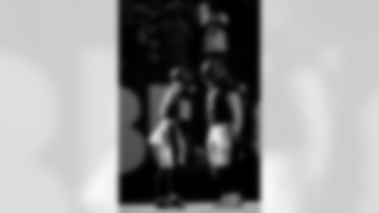 TAMPA, FL - November 30, 2025 - Running Back Bucky Irving #7 and Quarterback Baker Mayfield #6 of the Tampa Bay Buccaneers during the game between the Arizona Cardinals and Tampa Bay Buccaneers. The Bucs won the game, 20-17. Photo By Tori Richman/Tampa Bay Buccaneers