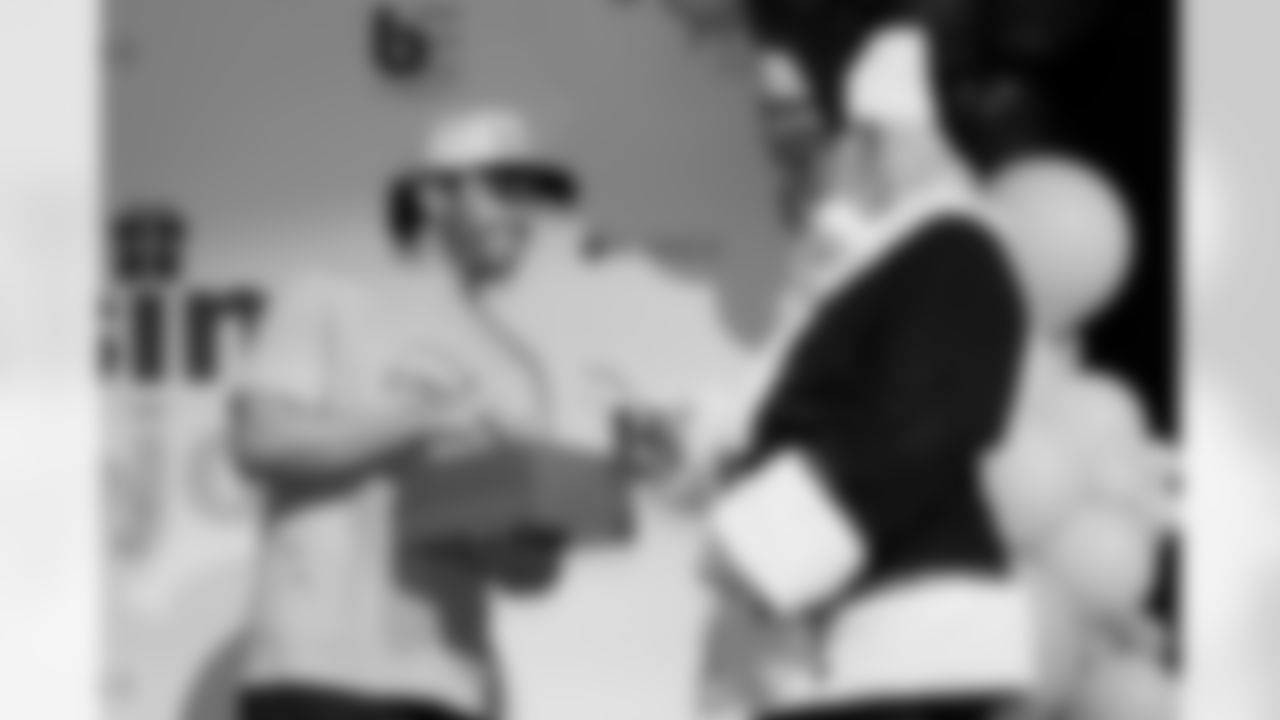 TAMPA, FL - December 16, 2025 - The Baker and Emily Mayfield Foundation's annual 'Passing The Joy' event. Photo By Doug DeFelice/Tampa Bay Buccaneers