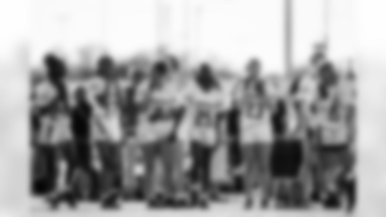 TAMPA, FL - February 09, 2026 - The 2026 Girls Flag Football Preseason Classic. Photo By Kyle Zedaker/Tampa Bay Buccaneers