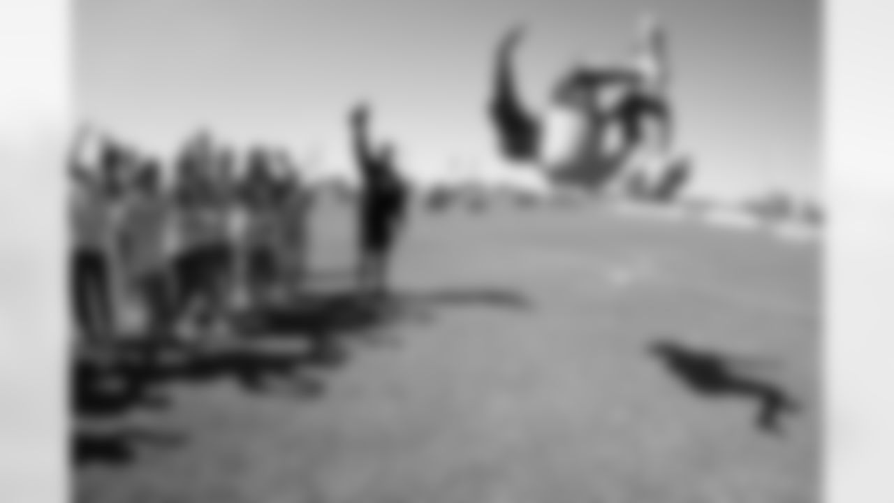 TAMPA, FL - February 13, 2026 - The 2026 Girls Flag Football Preseason Classic at AdventHealth Training Center. Photo By Cian Leach/Tampa Bay Buccaneers