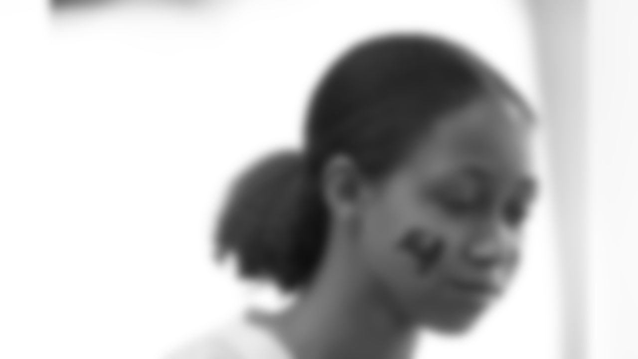 TAMPA, FL - February 13, 2026 - The 2026 Girls Flag Football Preseason Classic at AdventHealth Training Center. Photo By Cian Leach/Tampa Bay Buccaneers