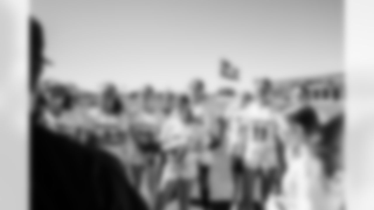 TAMPA, FL - February 10, 2026 - The 2026 Girls Flag Football Preseason Classic at AdventHealth Training Center. Photo By Tori Richman/Tampa Bay Buccaneers