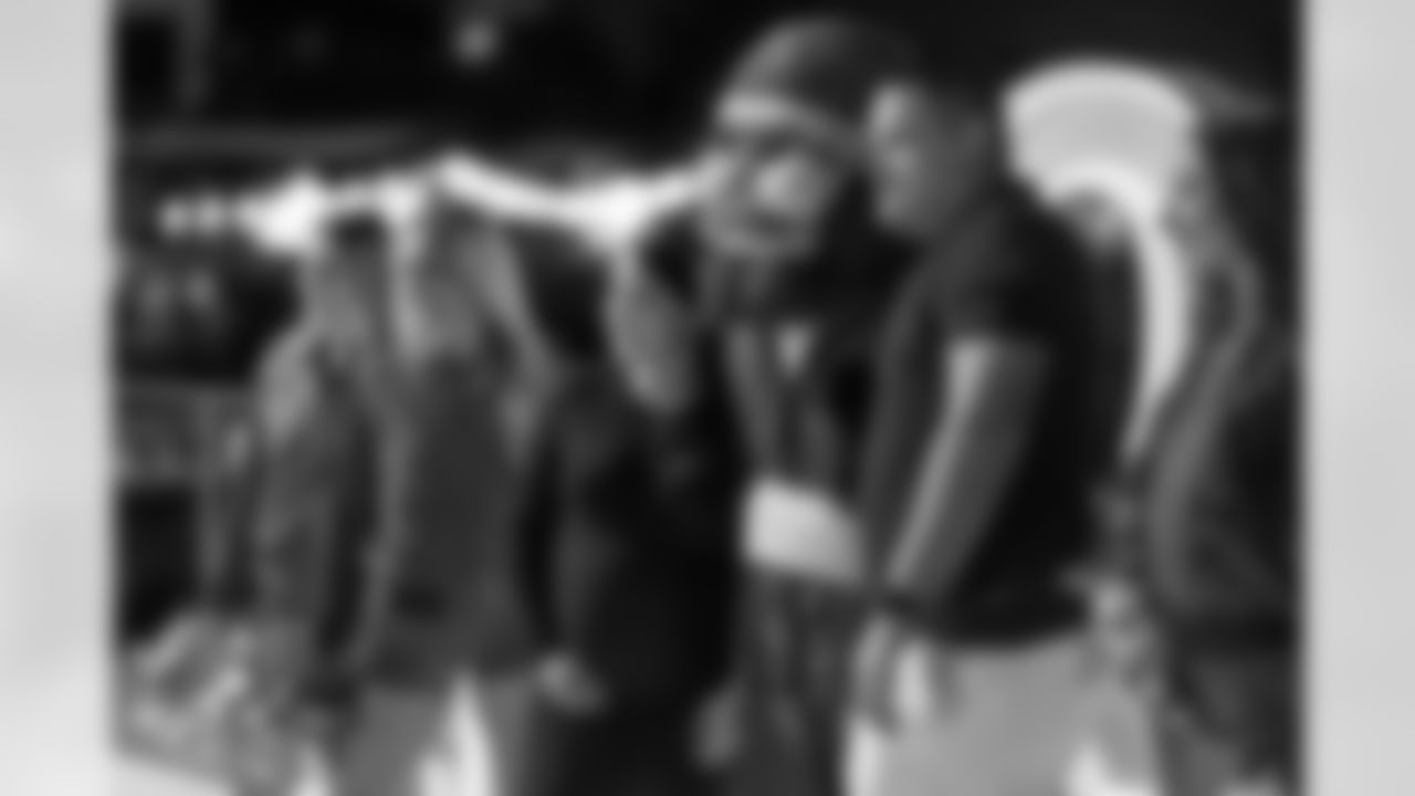 TAMPA, FL - November 23, 2025 - Captain Fear during the Watch Party at Armature Works during the game between the Tampa Bay Buccaneers and the Los Angeles Rams. Photo By Doug DeFelice/Tampa Bay Buccaneers